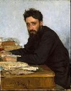 Ilya Repin Portrait of writer Vsevolod Mikhailovich Garshin Sweden oil painting artist